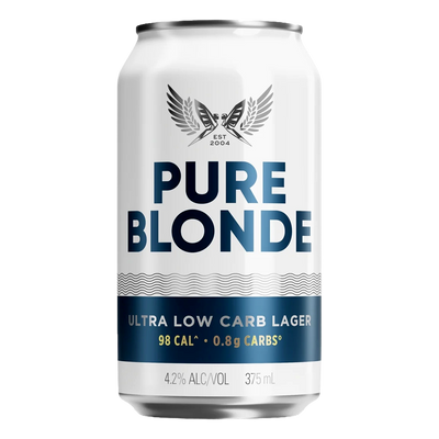 Pure Blonde Ultra Low Carb 80% Lager 375ml Can Case of 24