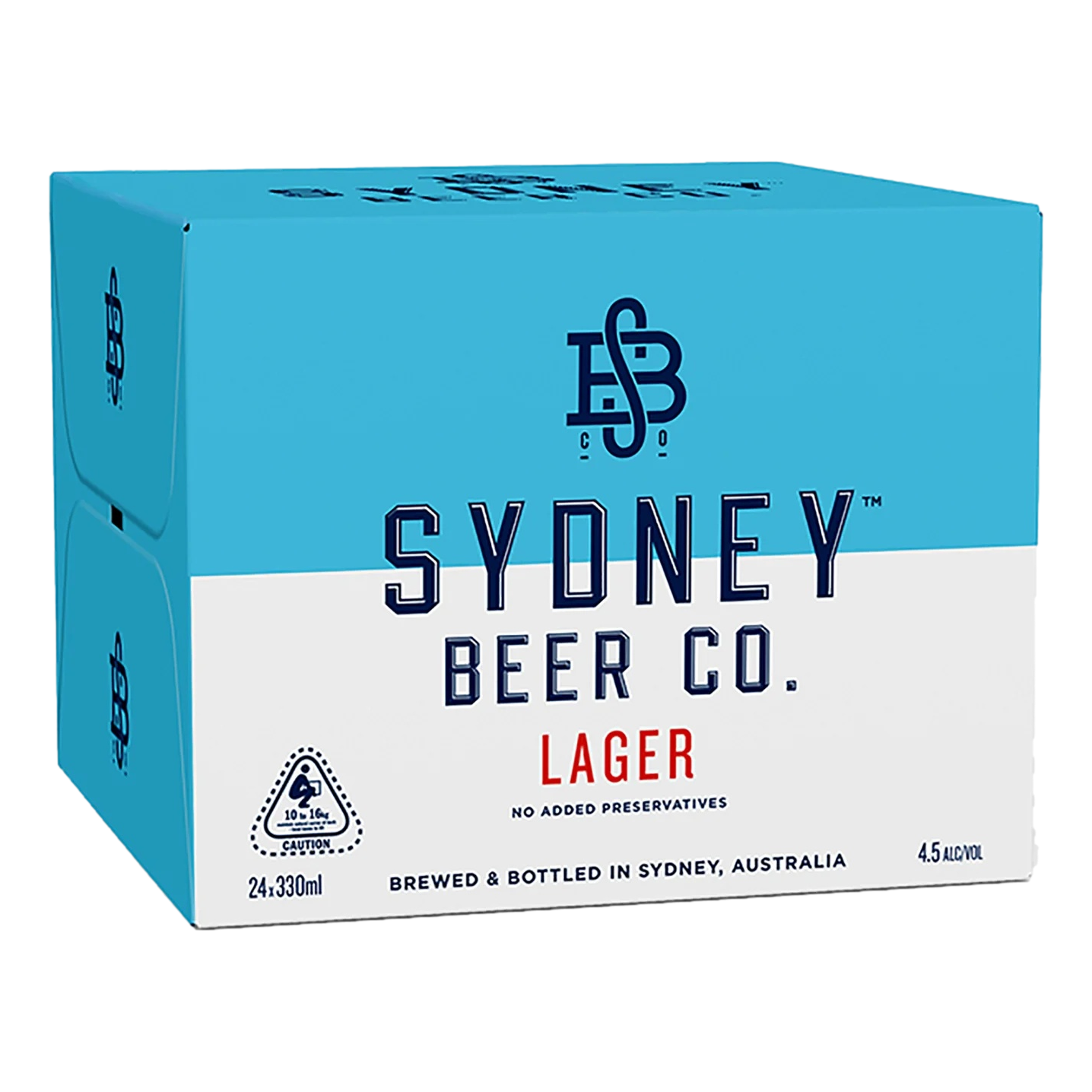 Sydney Beer Co. Lager 330ml Bottle Case of 24