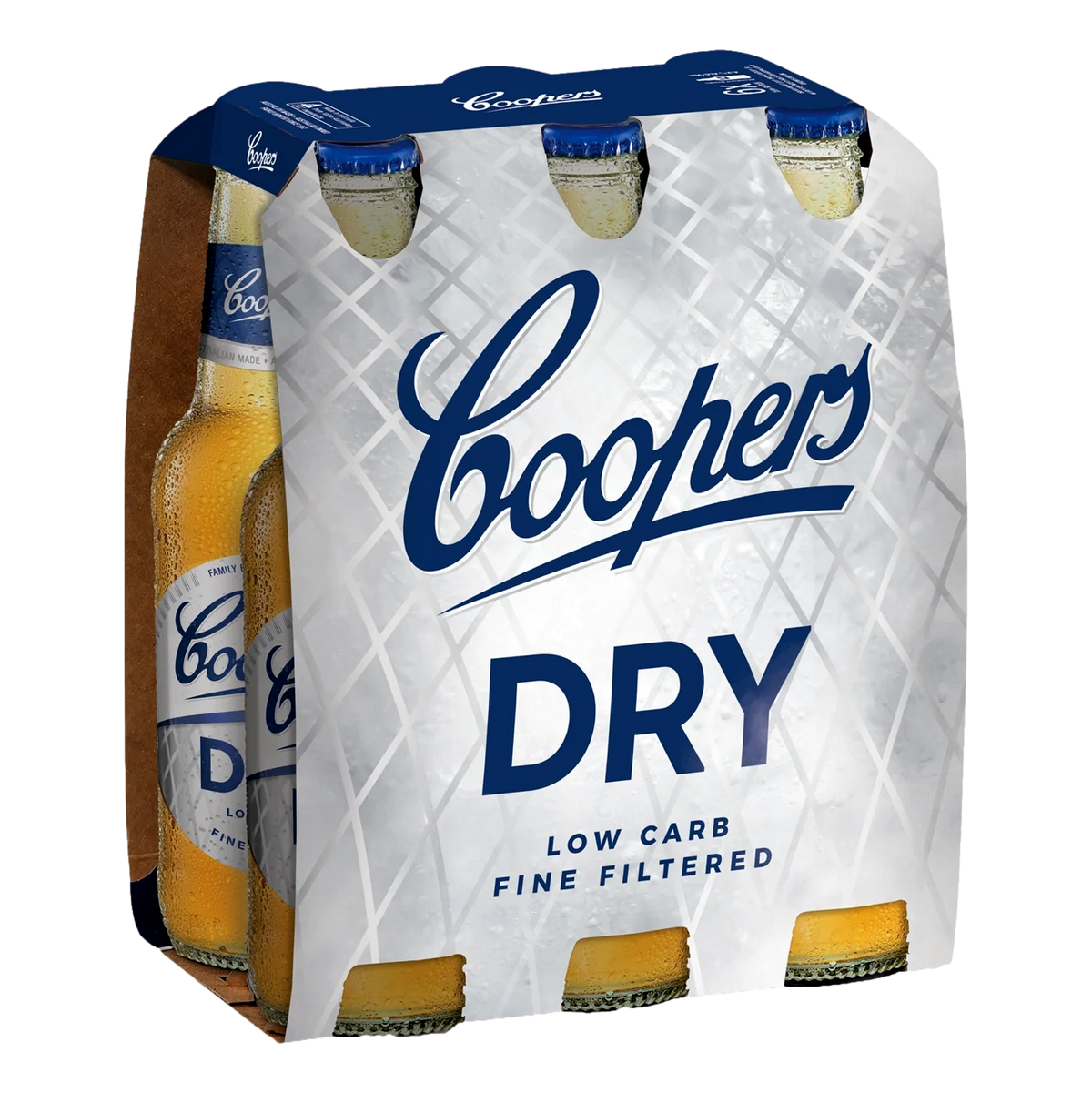 Coopers Dry Low Carb Mid-Strength Lager 3.5% 355ml Bottle 6 Pack