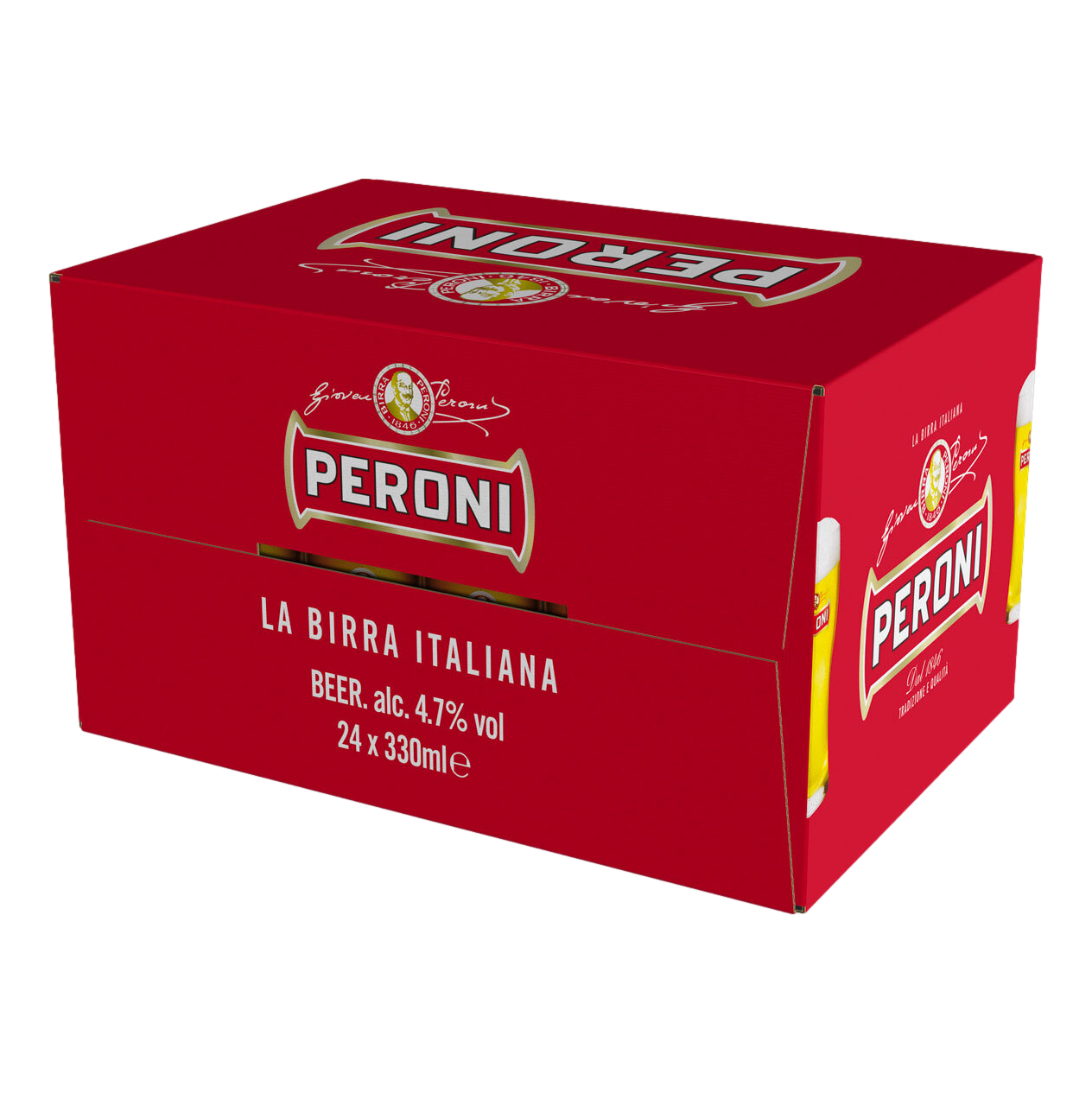 Peroni ケース　RED Peroni Red Lager 330ml Bottle Case of 24 - Camperdown Cellars