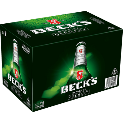 Beck's Pilsner 330ml Bottle Case of 24