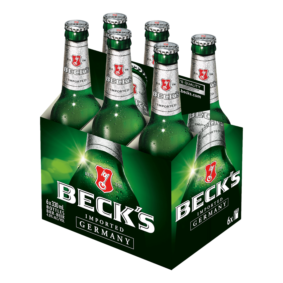 Beck's Pilsner 330ml Bottle 6 Pack