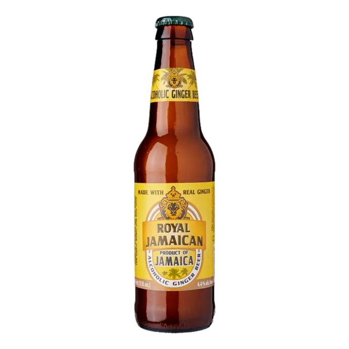 Royal Jamaican Alcoholic Ginger Beer 355ml Bottle Single