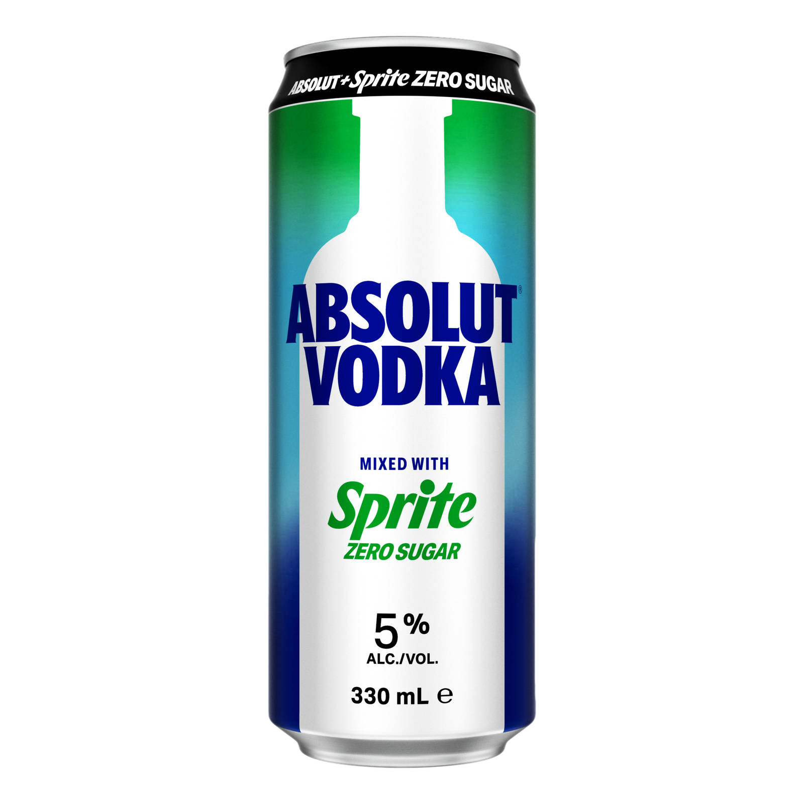 Absolut Vodka & Sprite ZERO Lemonade Premix 330ml Can Single