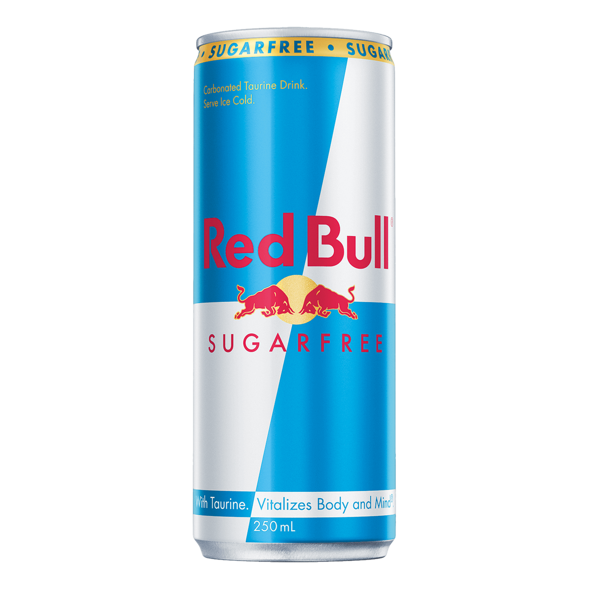 Red Bull Energy Drink Sugar Free 250ml Can 4 Pack