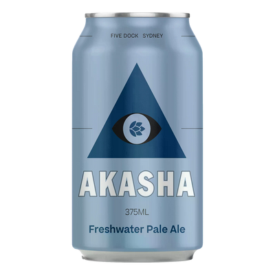 Akasha Freshwater Pale Ale 375ml Can 4 Pack