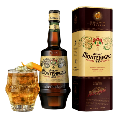 Amaro Montenegro Italiano Liqueur 700ml GIFT PACK