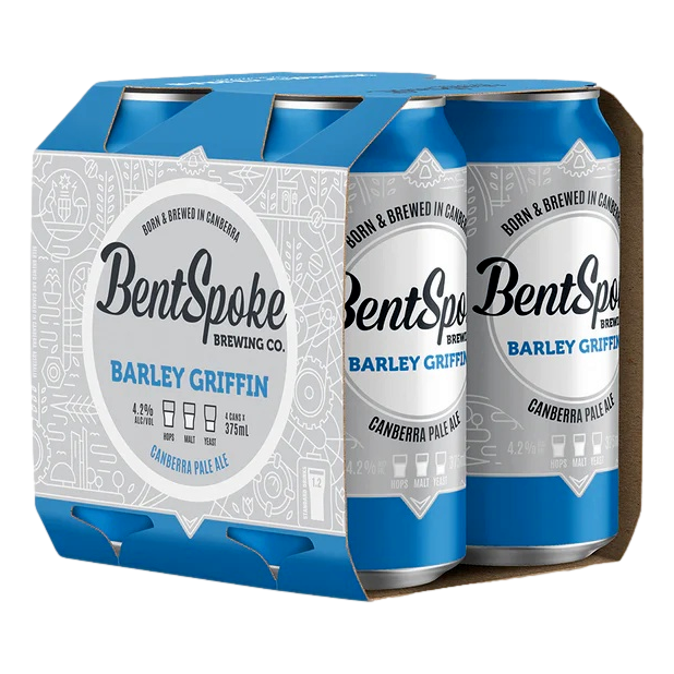 BentSpoke Barley Griffin Pale Ale 375ml Can 4 Pack - Camperdown Cellars
