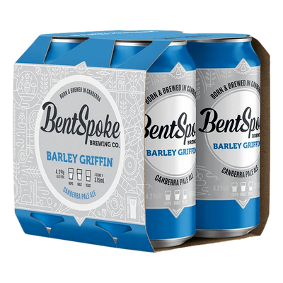 BentSpoke Barley Griffin Pale Ale 375ml Can 4 Pack - Camperdown Cellars
