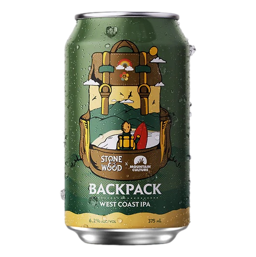 Mountain Culture x Stone & Wood Backpack West Coast IPA 6.2% 375ml Can Single