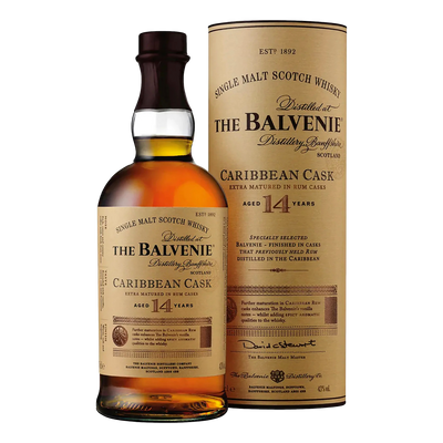 The Balvenie Caribbean Cask Single Malt Scotch Whisky 14YO 700ml