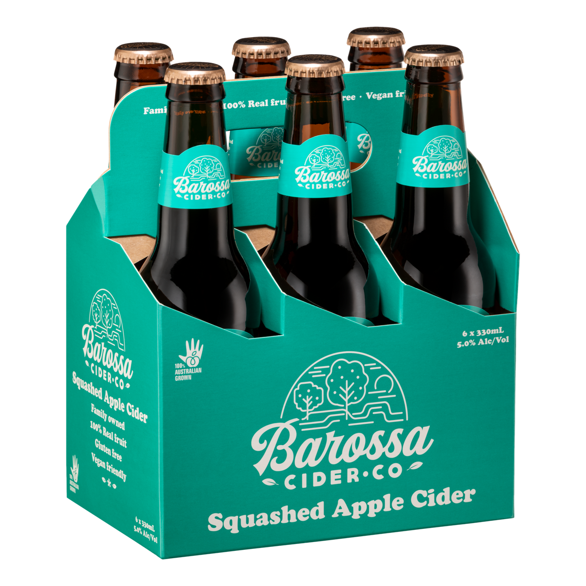 Barossa Cider Co. Squashed Apple Cider 330ml Bottle 6 Pack