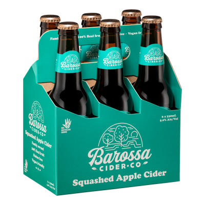 Barossa Cider Co. Squashed Apple Cider 330ml Bottle 6 Pack