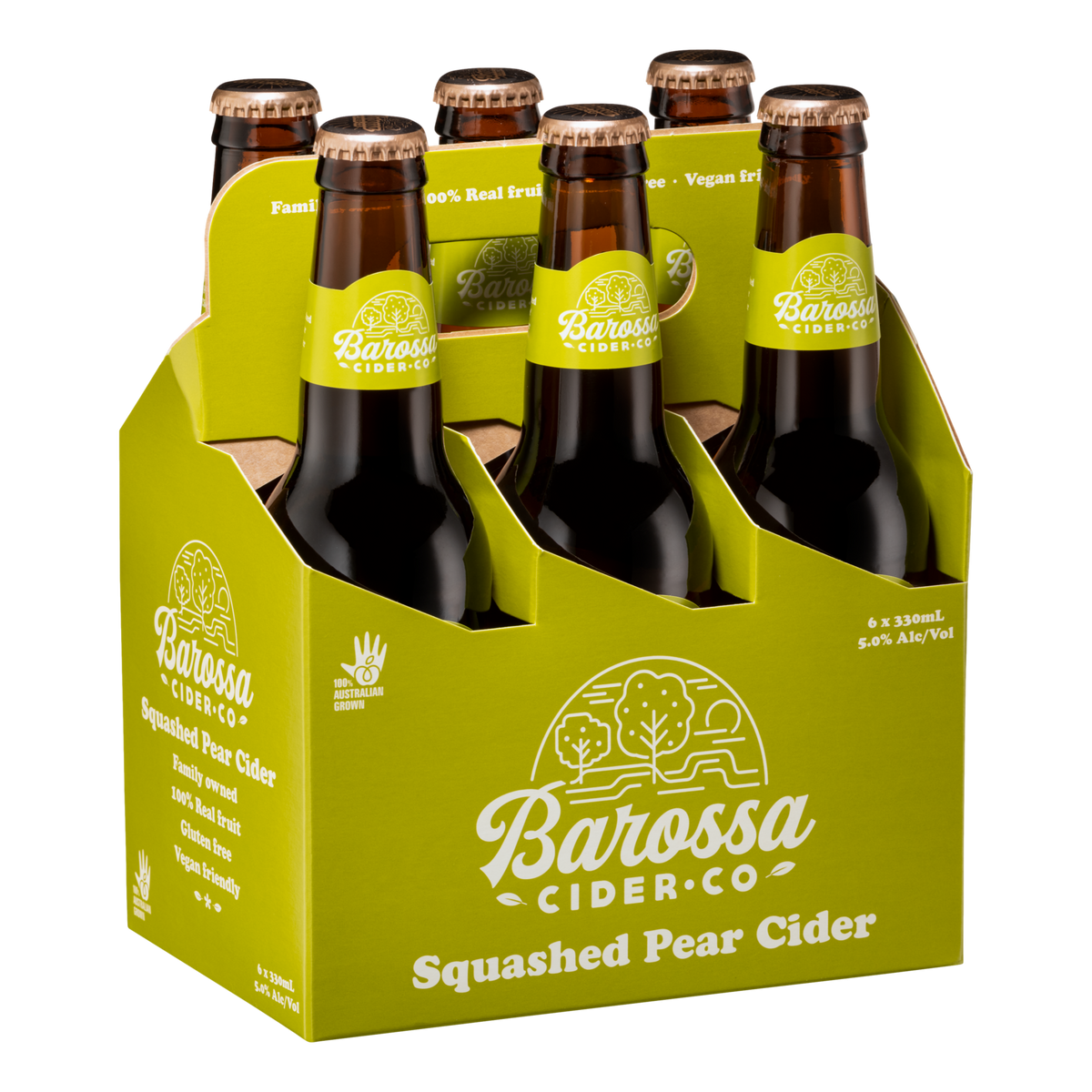 Barossa Cider Co. Squashed Pear Cider 330ml Bottle 6 Pack