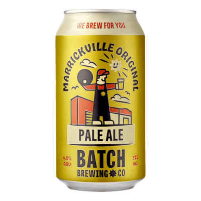 Batch Brewing Marrickville Original Pale Ale 375ml Can Case of 16