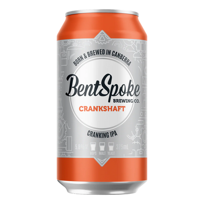 BentSpoke Crankshaft IPA 375ml Can 10 Pack