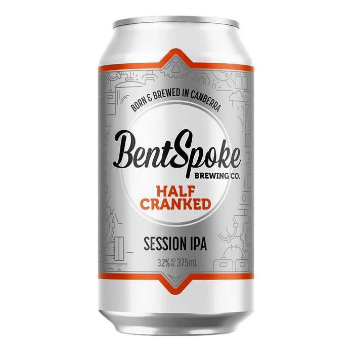 BentSpoke Half Cranked Session IPA 3.2% 375ml Can Single - Camperdown Cellars