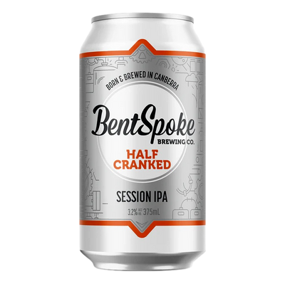 BentSpoke Half Cranked Session IPA 3.2% 375ml Can  Case of 16 - Camperdown Cellars