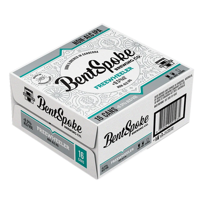 BentSpoke Freewheeler Non Alcohlic IPA 375ml Can Case of 16 - Camperdown Cellars