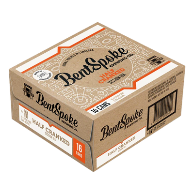 BentSpoke Half Cranked Session IPA 3.2% 375ml Can  Case of 16 - Camperdown Cellars