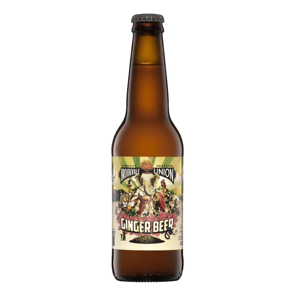 Brookvale Union Alcoholic Ginger Beer 330ml Bottle Single