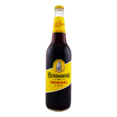 Bundaberg Original UP Rum & Cola 640ml Bottle 4 Pack - Camperdown Cellars