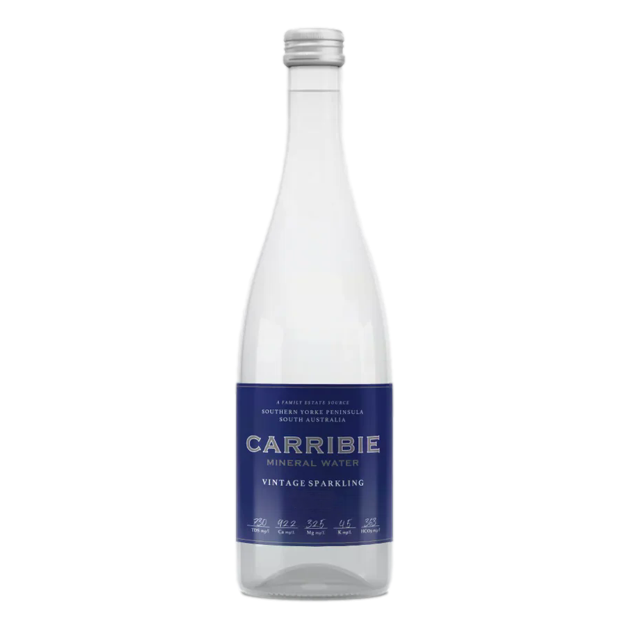 Carribie Sparkling Vintage Mineral Water 750ml Bottle Single
