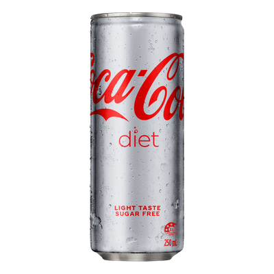 Coca-Cola Diet Mini 250ml Can 6 Pack