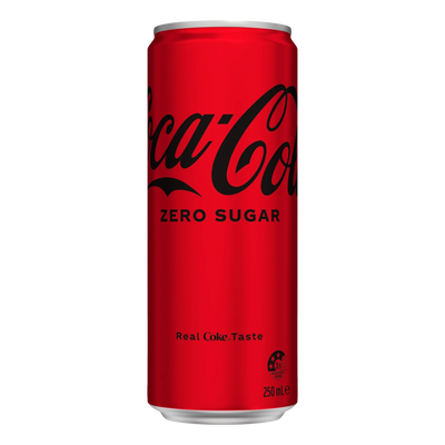 Coca-Cola ZERO SUGAR Mini 250ml Can Case of 24