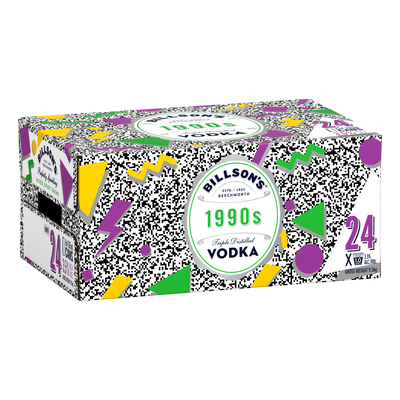 Billson's 1990s Vodka 3.5% 355ml Can Case of 24
