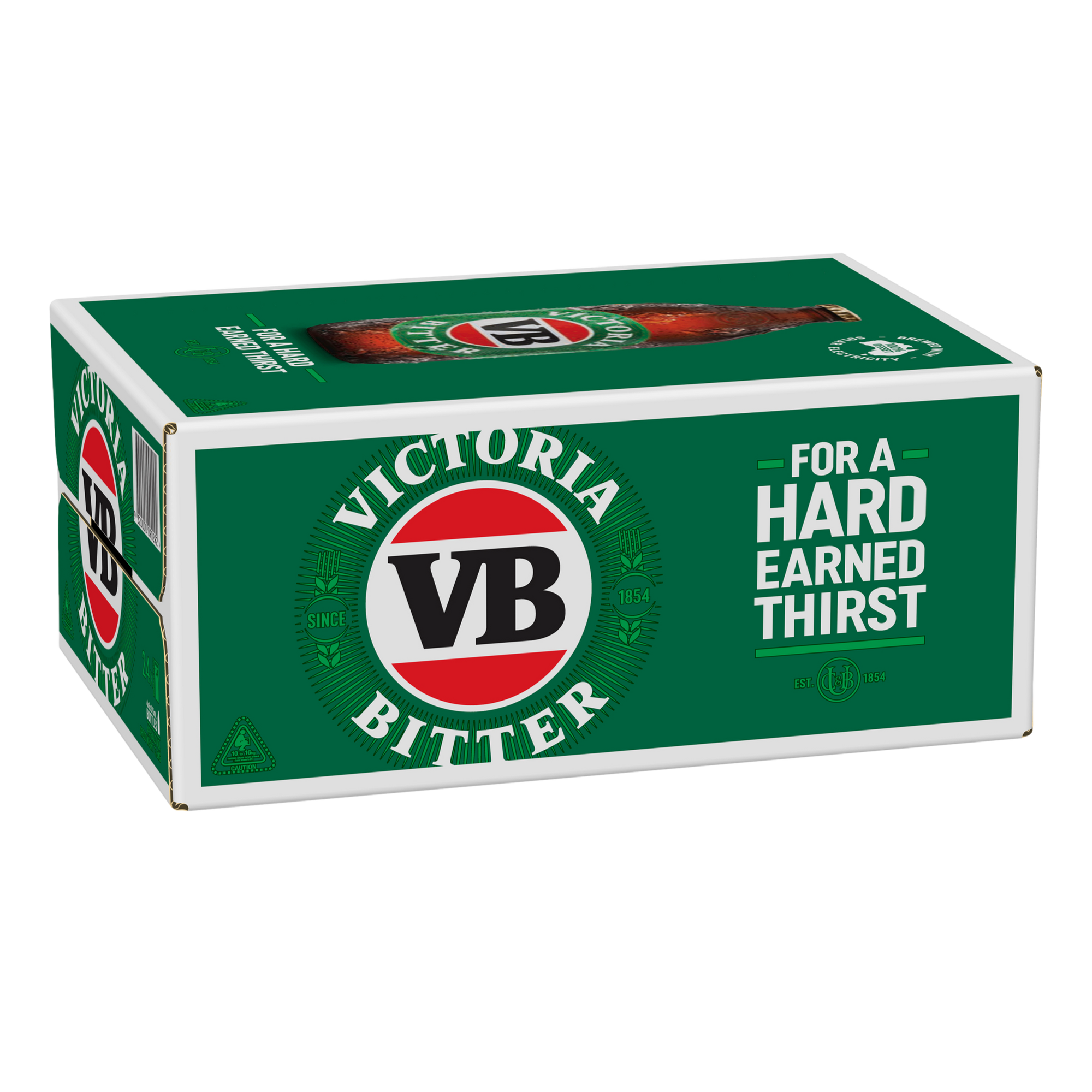 Victoria Bitter Lager 375ml Bottle Case of 24