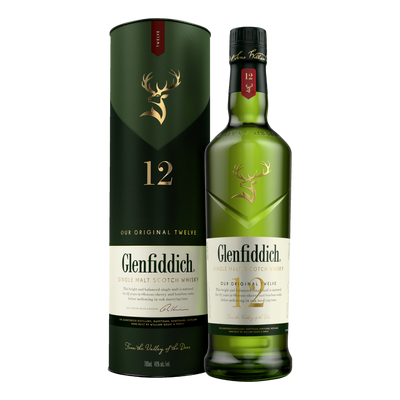 Glenfiddich Single Malt Scotch Whisky 12YO 700ml