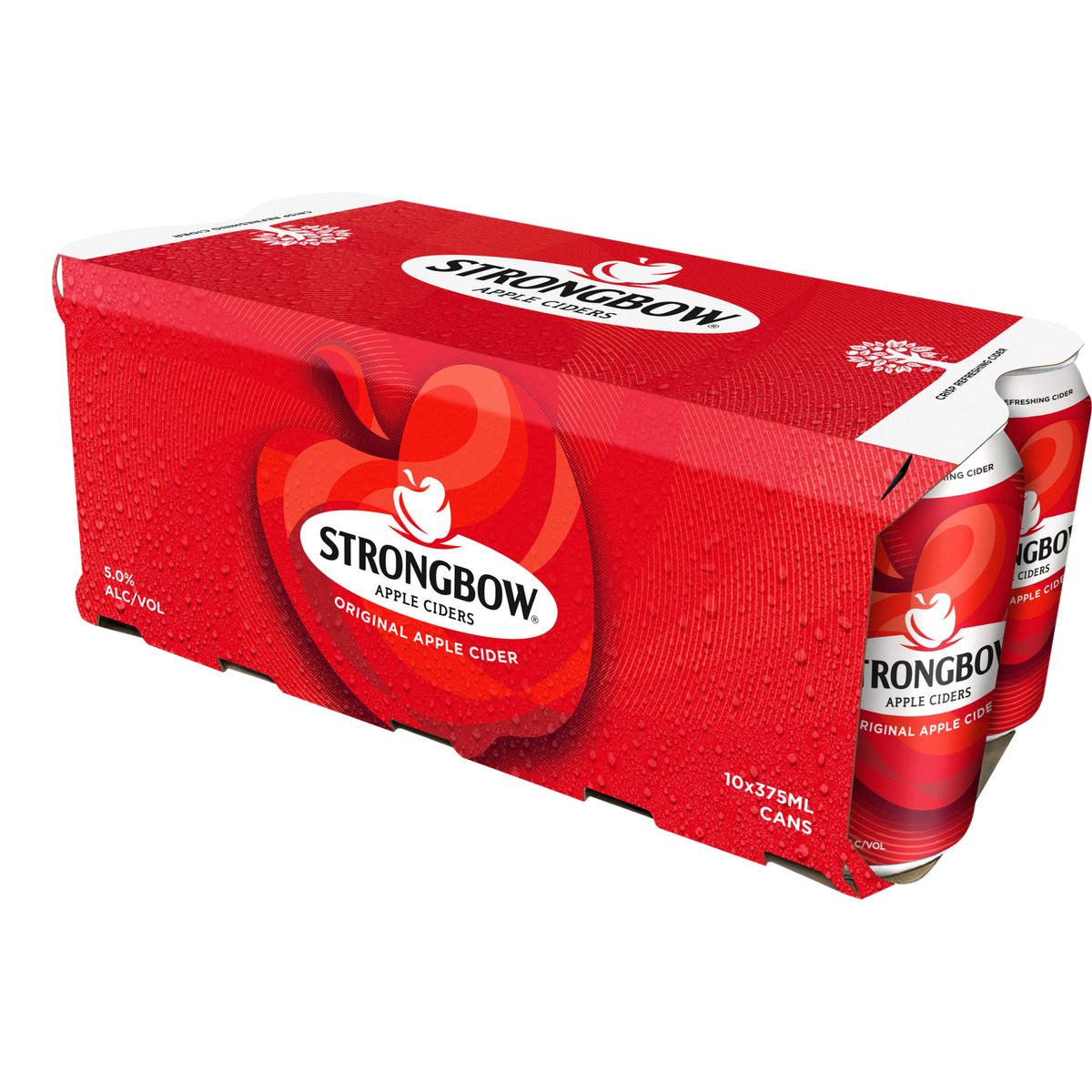 Strongbow Classic Apple Cider 375ml Can 10 Pack