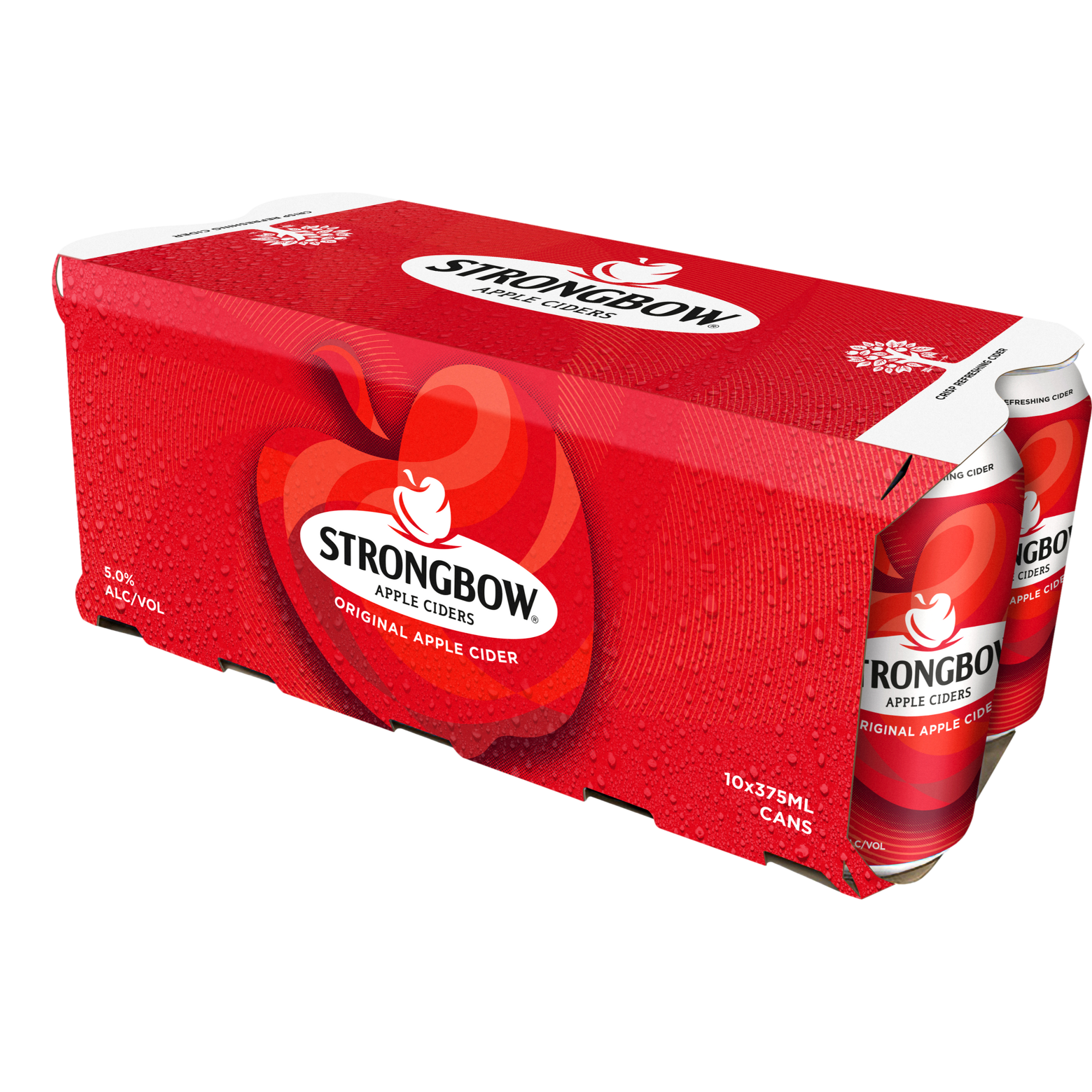 Strongbow Classic Apple Cider 375ml Can 10 Pack