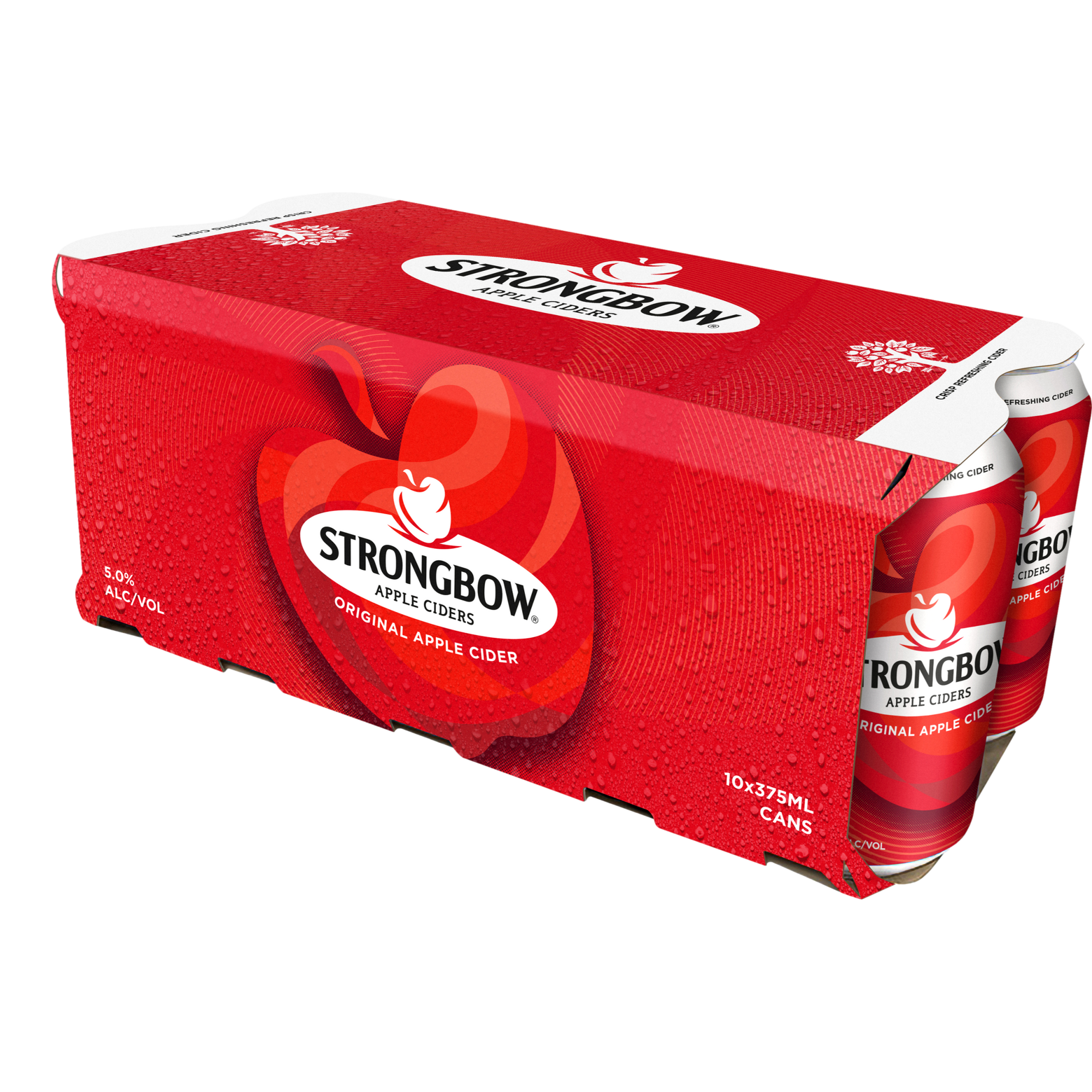 Strongbow Vector Strongbow Classic Apple Cider 375ml Can 10 Pack - Camperdown Cellars