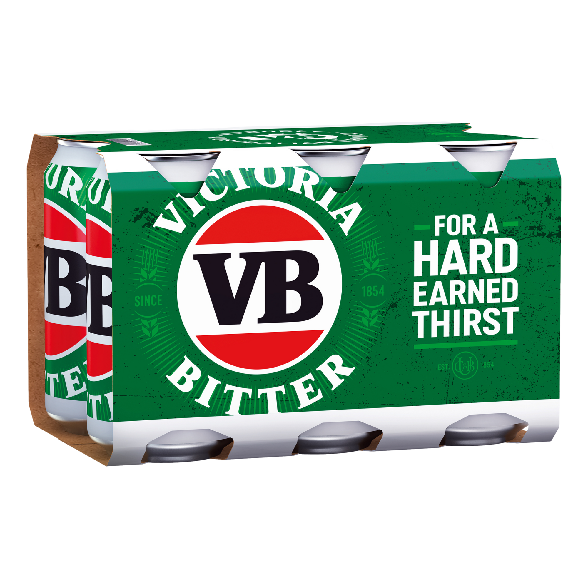 Victoria Bitter Lager 375ml Can 6 Pack