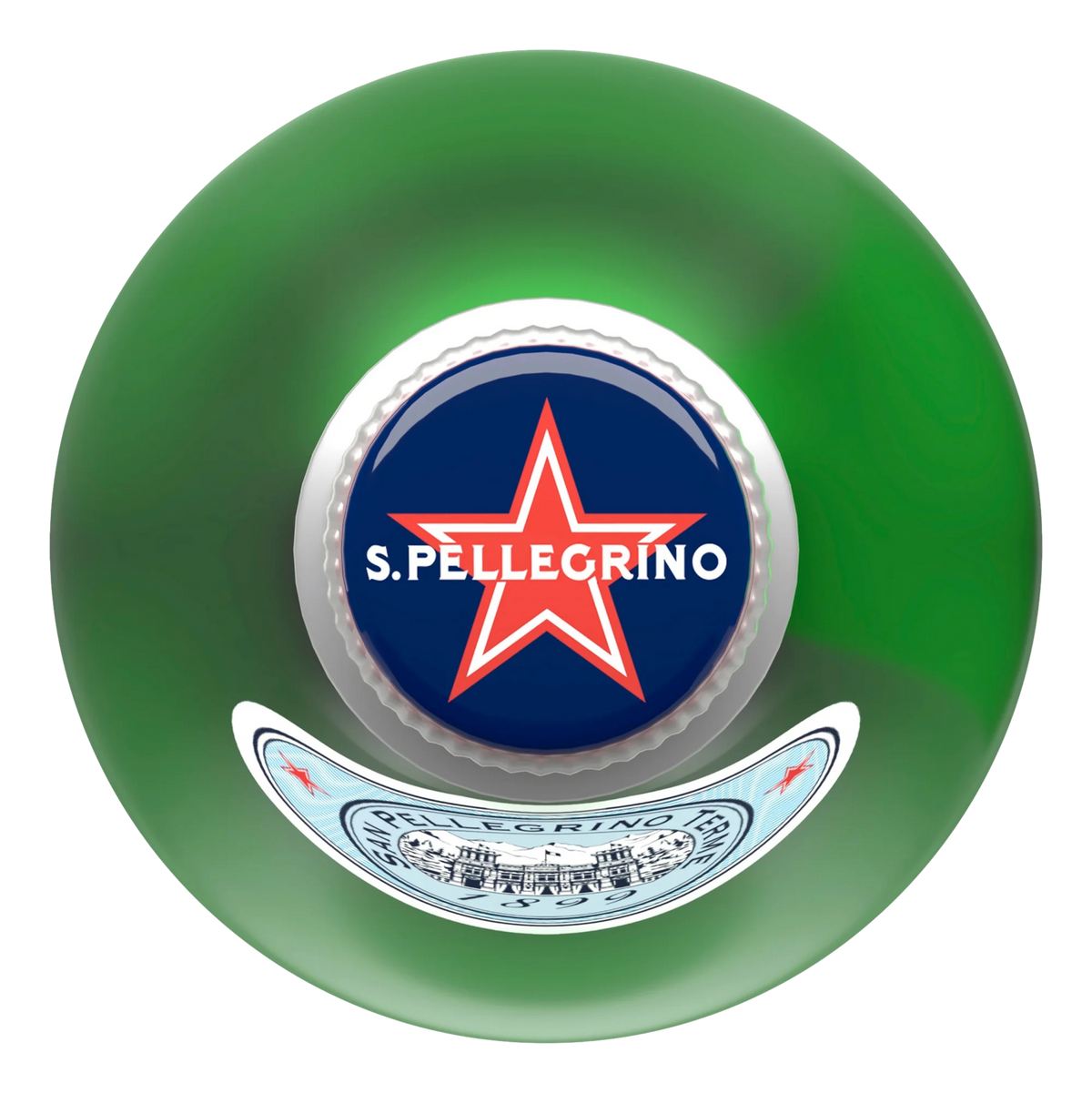 San Pellegrino Sparkling Mineral Water 500ml Glass Bottle Single