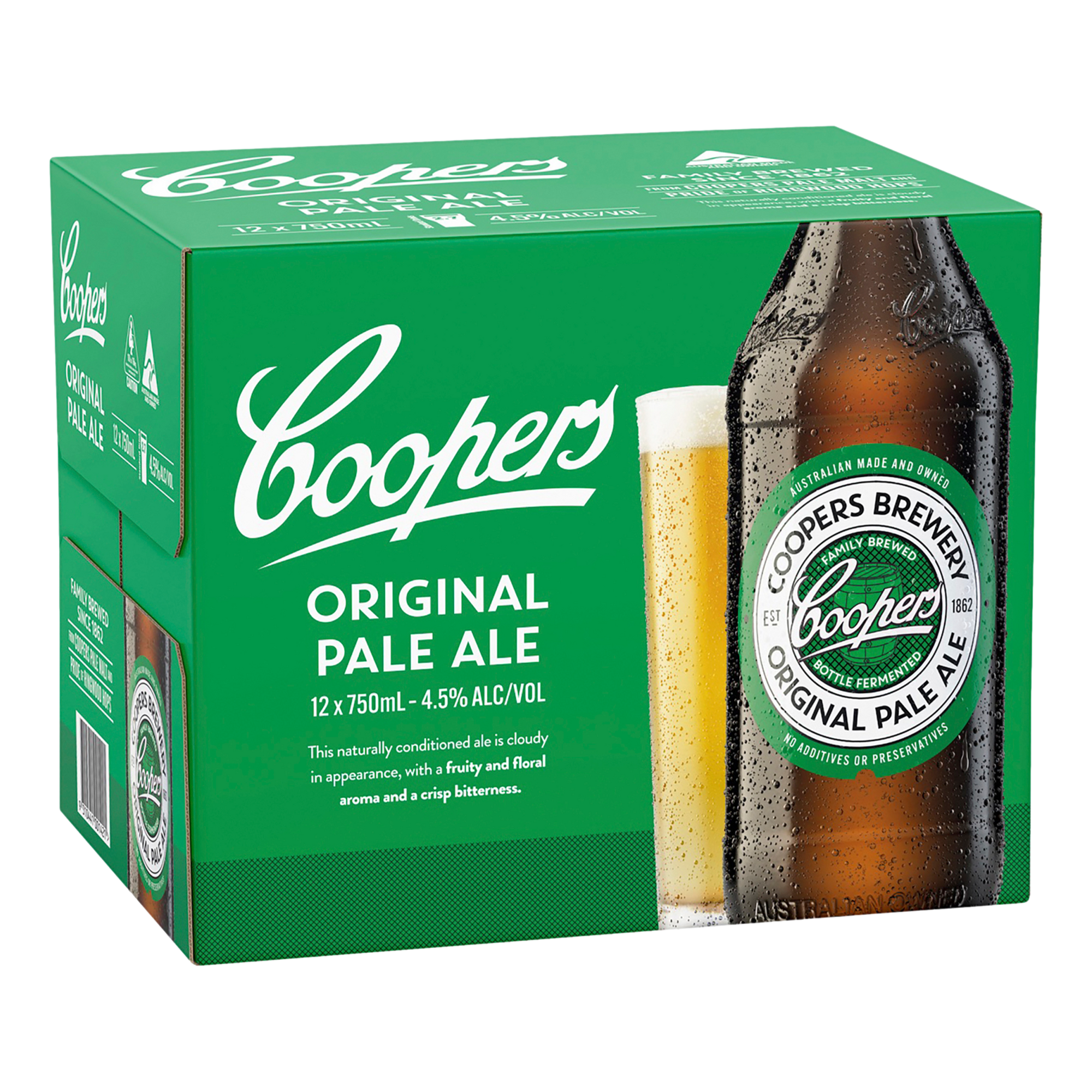 Coopers Pale Ale 750ml Bottle Case of 12