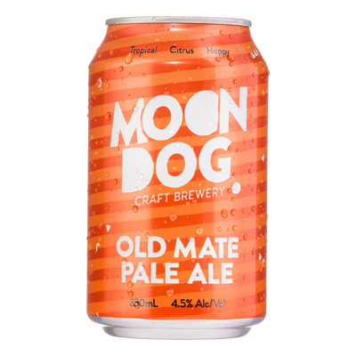 Moon Dog Old Mate Pale Ale 330ml Can 6 Pack