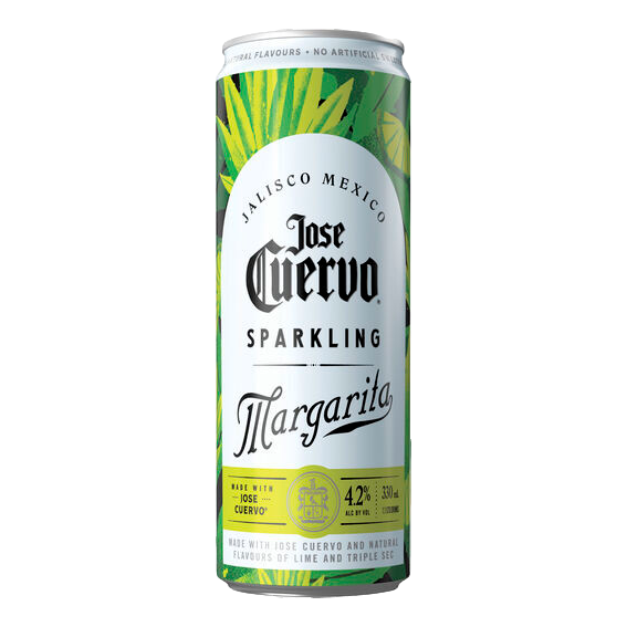 Jose Cuervo Sparkling Margarita 330ml Can Single