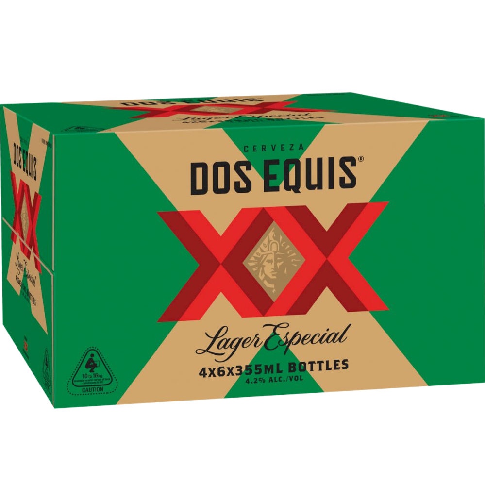 Dos Equis Lager Especial 355ml Bottle Case of 24