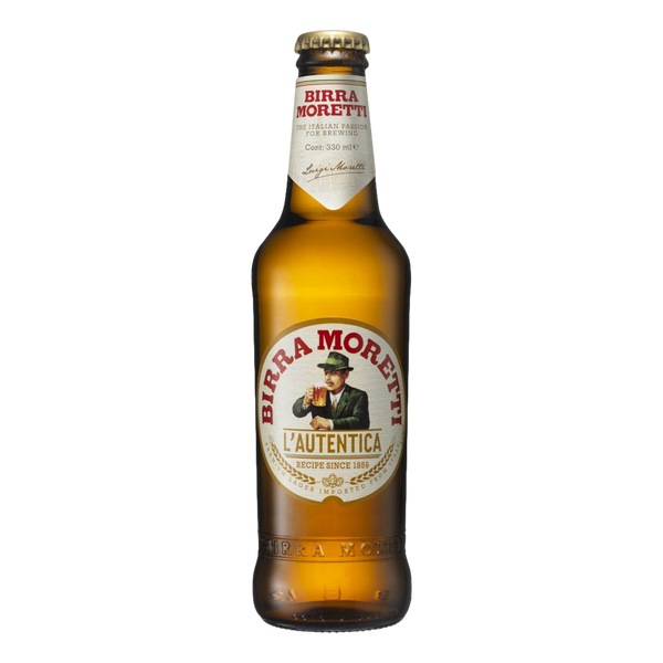 Birra Moretti Premium Lager 330ml Bottle 6 Pack - Camperdown Cellars