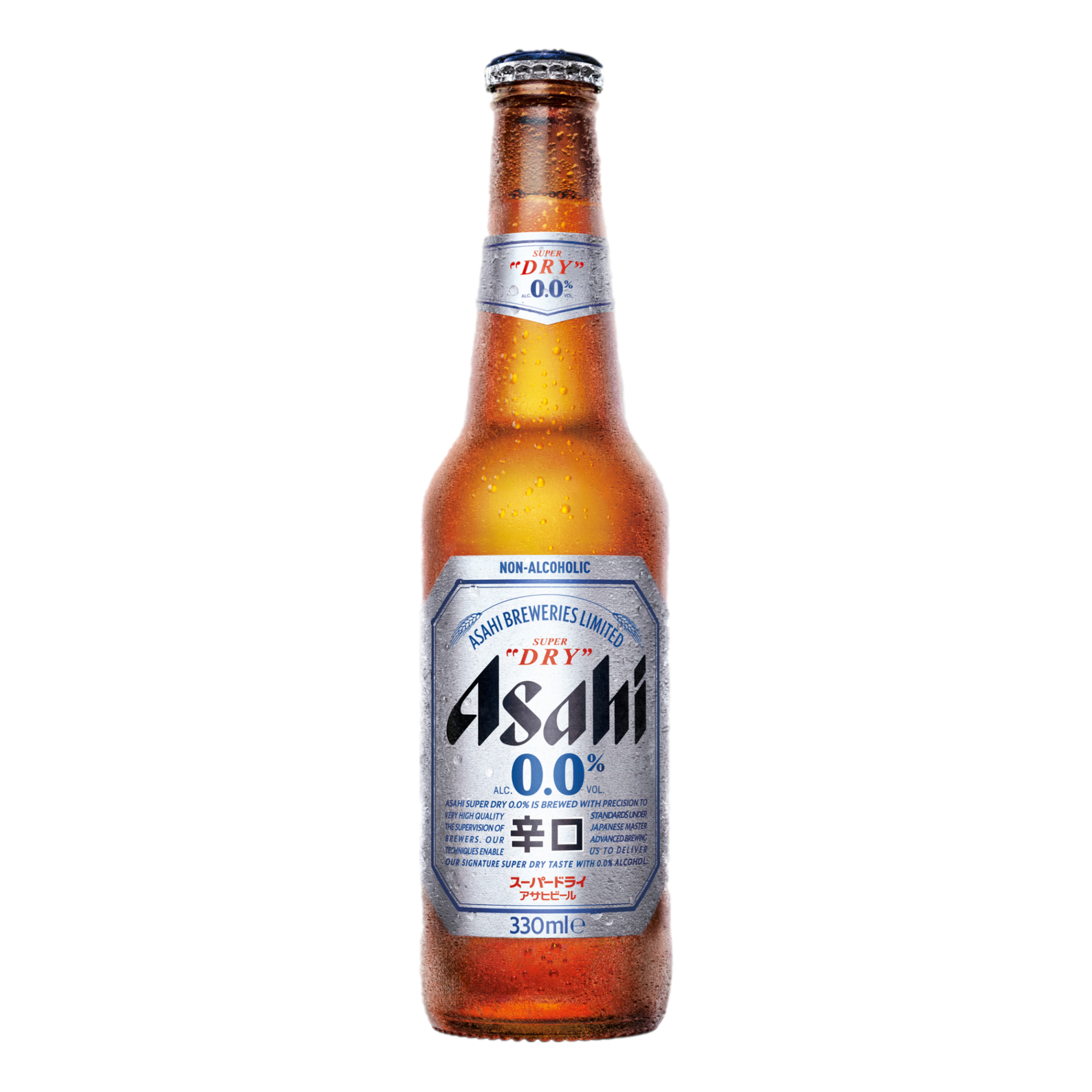 Asahi Super Dry Non-Alcoholic Lager 0.0% 330ml Case of 24