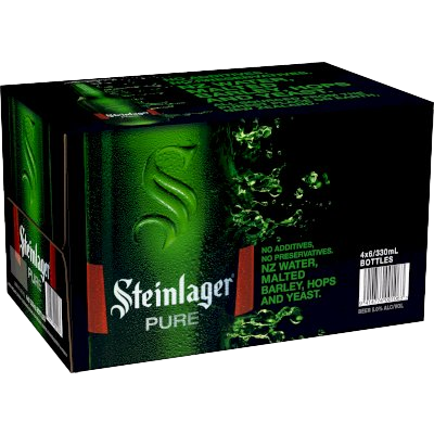 Steinlager Pure Lager 330ml Bottle Case of 24