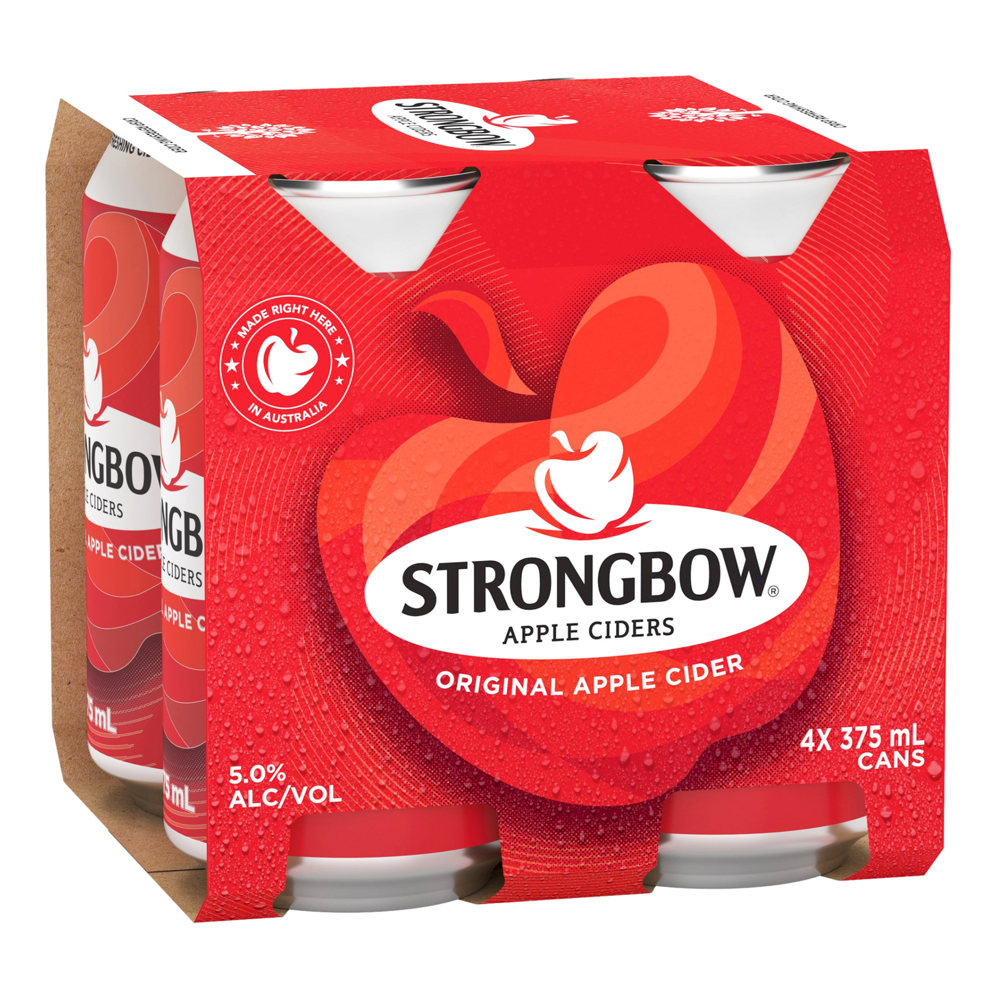 Strongbow Classic Apple Cider 375ml Can 4 Pack