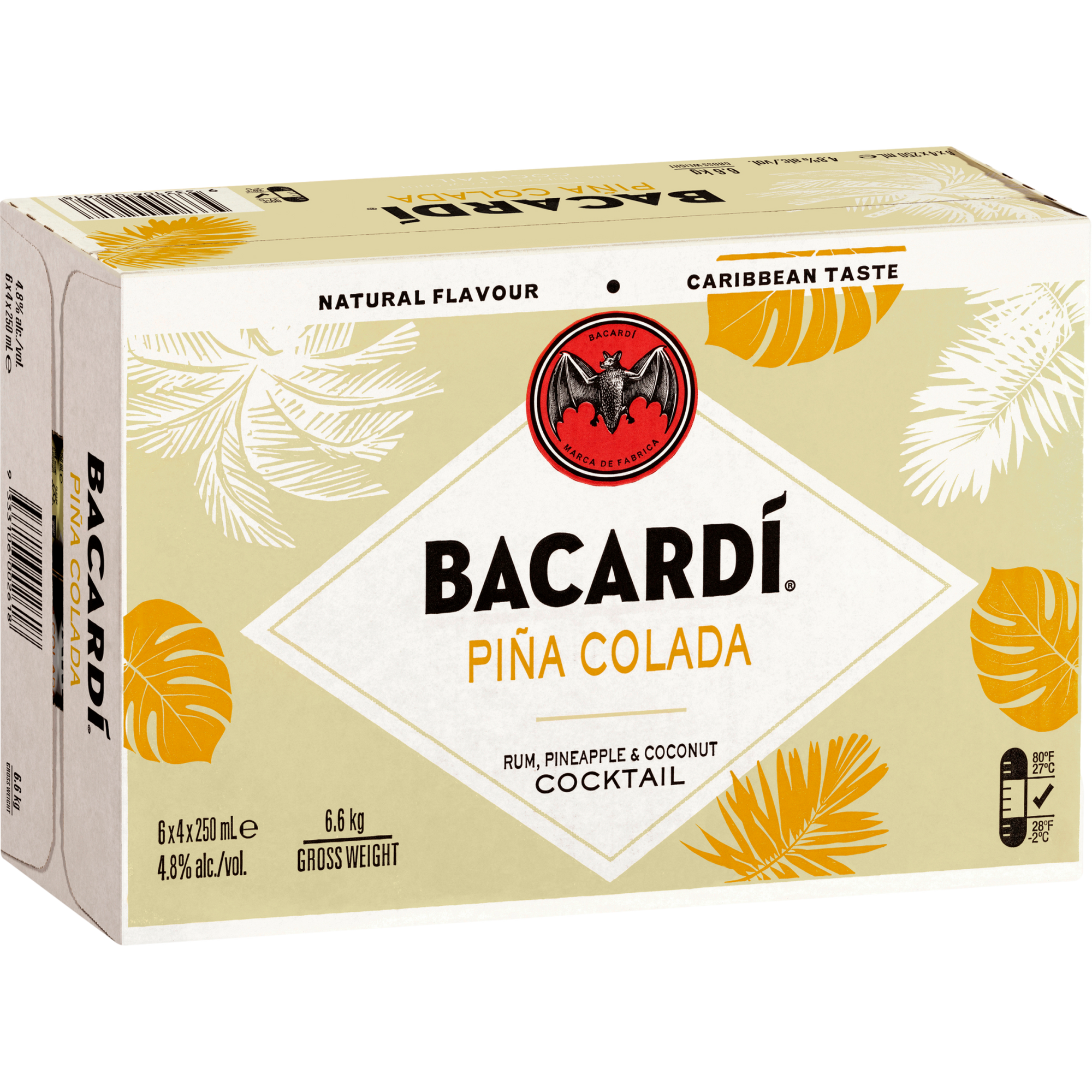 Bacardi Pina Colada 250ml Can Case of 24