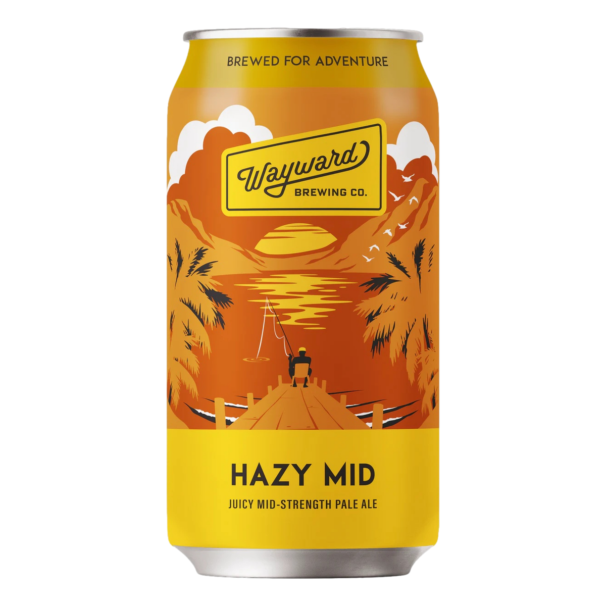 Wayward Hazy Mid-Strength Pale Ale 3.5% 375ml Can Case of 24