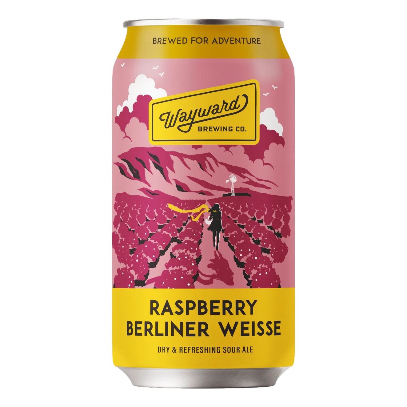 Wayward Raspberry Berliner Weisse 375ml Can 4 Pack