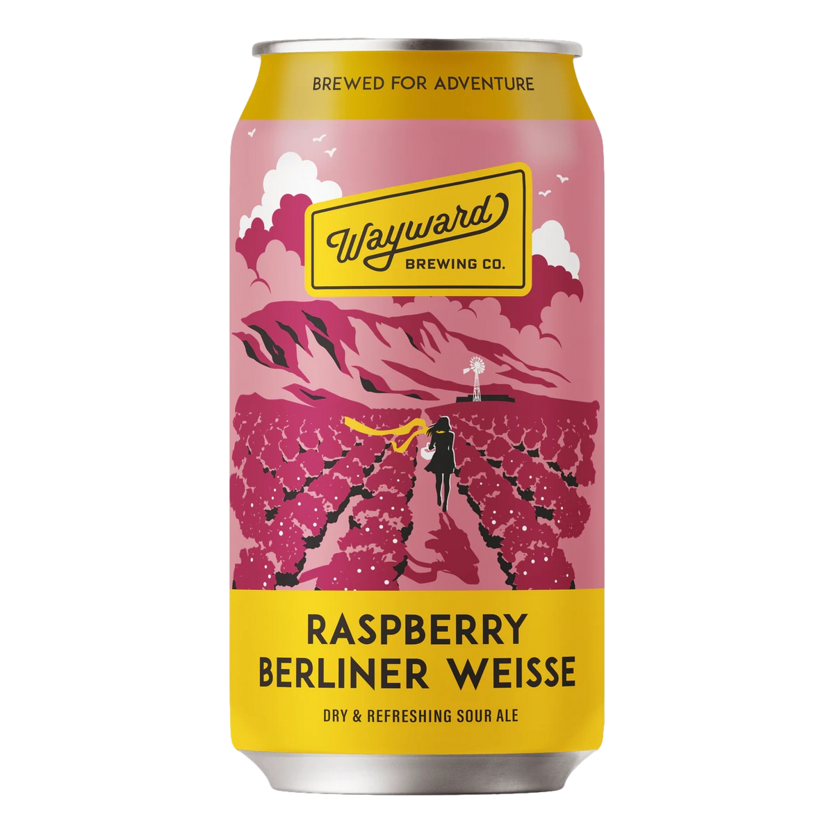Wayward Raspberry Berliner Weisse 375ml Can Case of 24