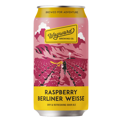 Wayward Raspberry Berliner Weisse 375ml Can Case of 24